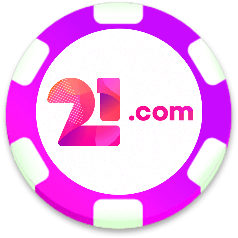 21.com Casino Bonus Chip logo