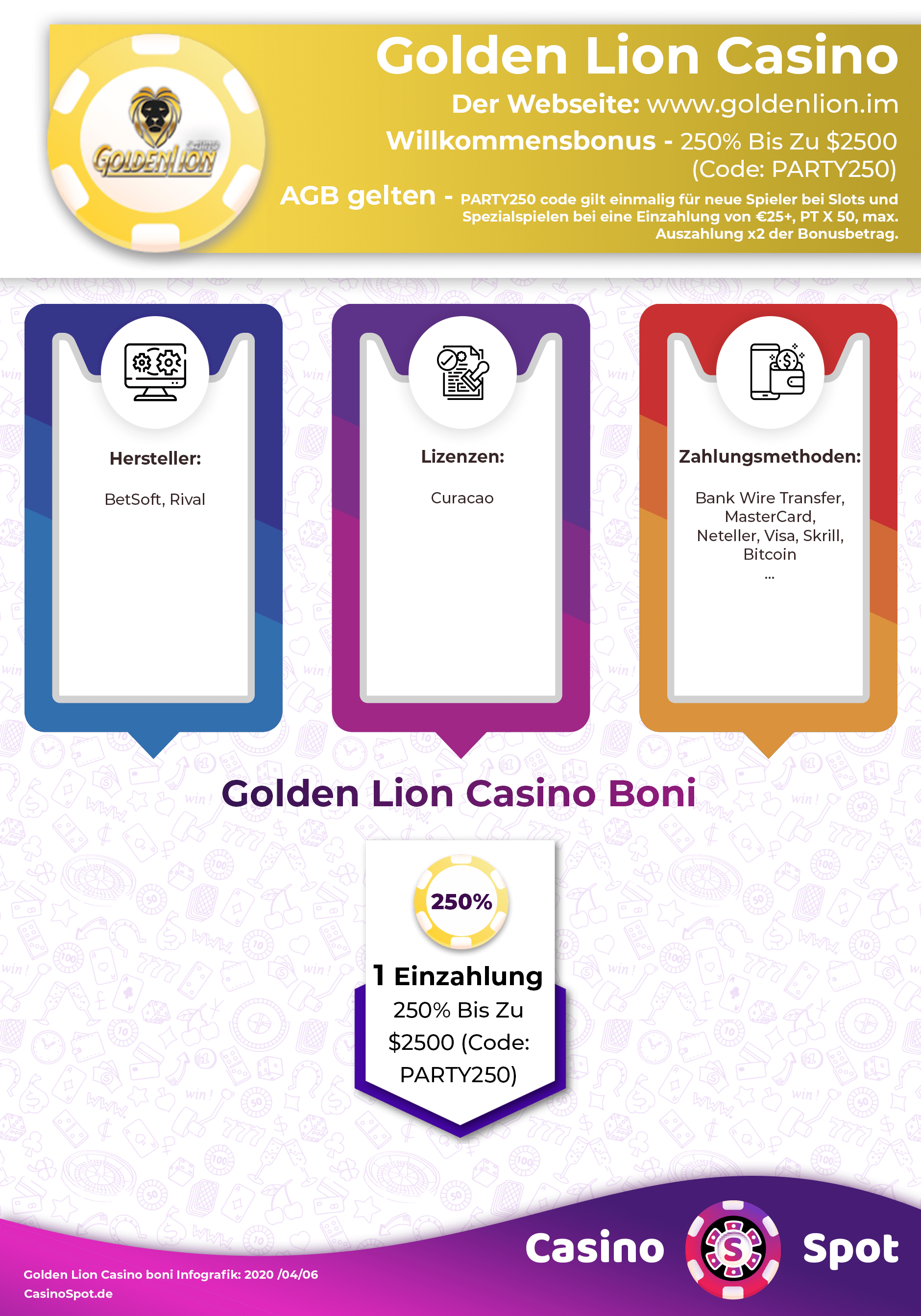 Golden Lion Casino Bonus Codes No Deposit 2024 Freispiele ohne Einzahlung
