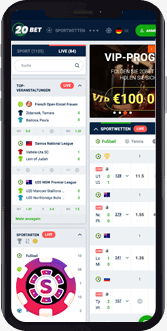 20bet casino mobil