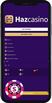 Haz Casino mobil
