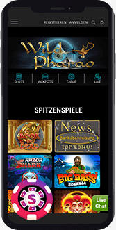 Wild Pharao Casino mobil