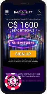 Jackpot City Casino mobil