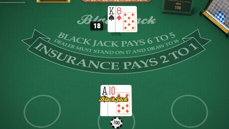 Jouez au Blackjack Single Deck gratuitement