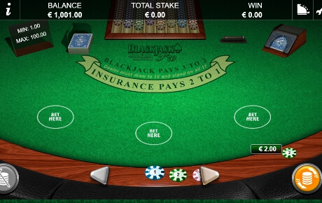 Jouez au Blackjackpro Montecarlo Multihand gratuitement