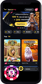 Boomerang Casino mobil