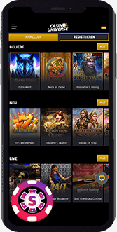 Casino Universe mobil