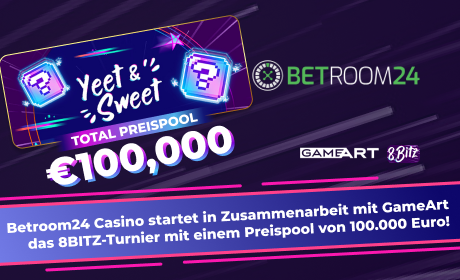 Betroom24 Casino startet in Zusammenarbeit mit GameArt das 8BITZ-Turnier mit einem Preispool von 100.000 Euro!