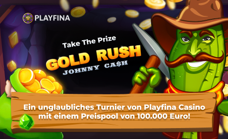 Ein unglaubliches Turnier von Playfina Casino mit einem Preispool von 100.000 Euro!