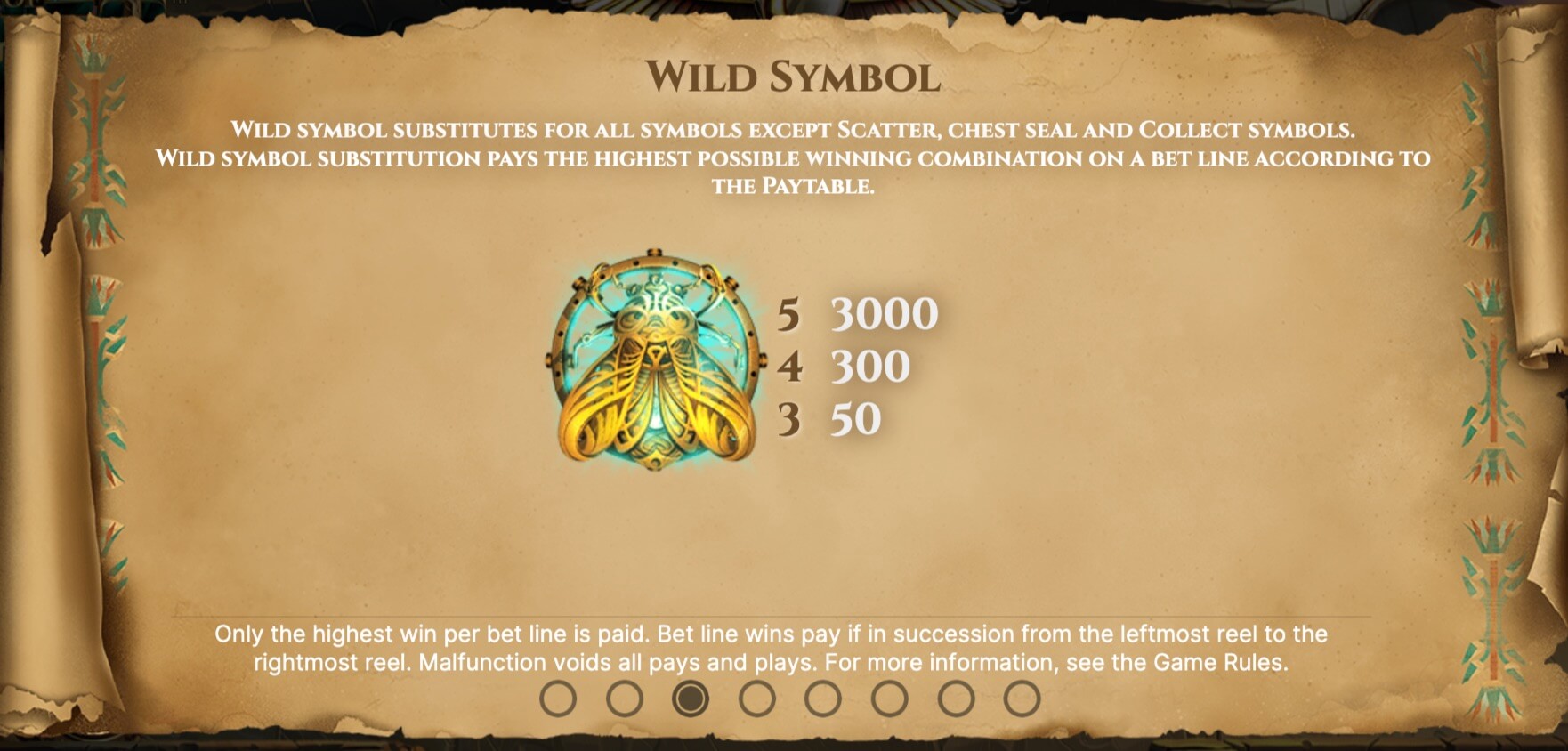 Coins of Egypt Wild Symbol