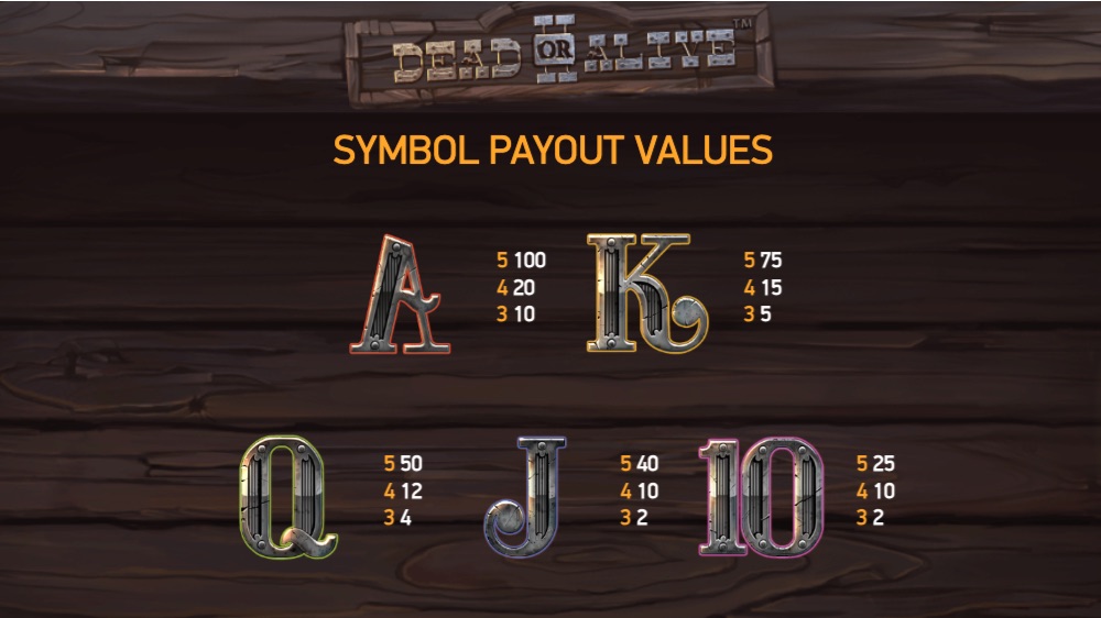 Dead or Alive 2 Symbols