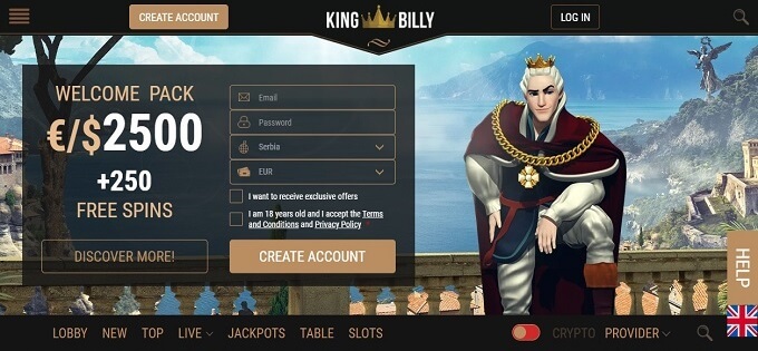 King Billy Casino