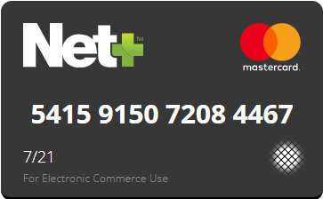 Neteller Mastercard Net+ Prepaid-Karte