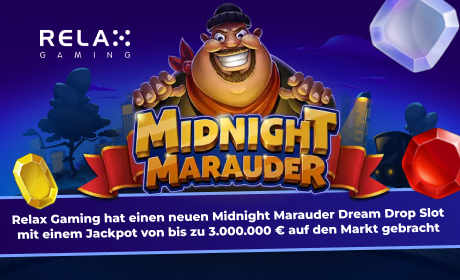 Relax Gaming hat einen neuen Midnight Marauder Dream Drop Slot mit einem Jackpot von bis zu 3.000.000 € auf den Markt gebracht