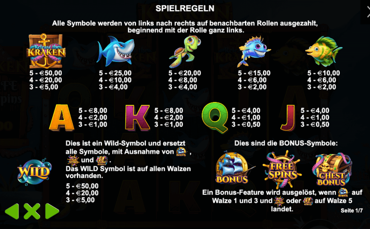 Release the Kraken Kostenlos Spielen ohne Anmeldung Free Demo Slot