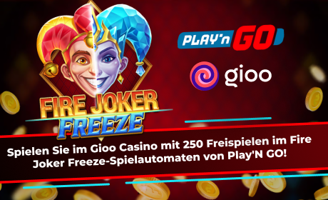 Spielen Sie im Gioo Casino mit 250 Freispielen im Fire Joker Freeze-Spielautomaten von Play'N GO!