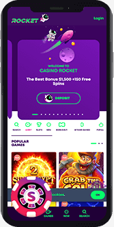 Casino Rocket mobil