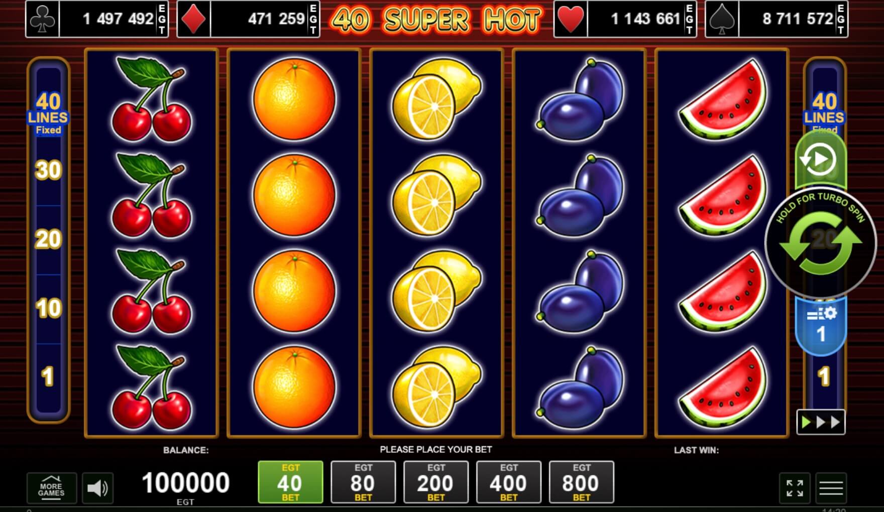 40 Super Hot 40 Super Hot slot