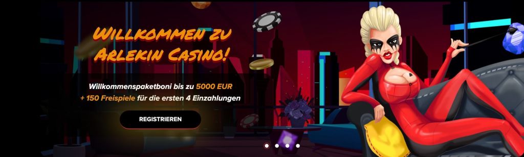 Willkommensbonus Arlekin Casino Willkommensbonus