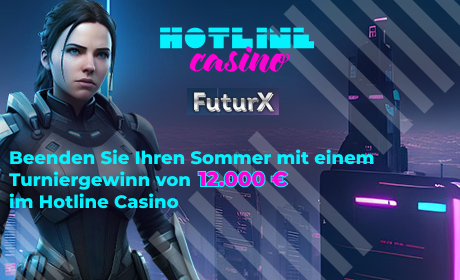 Beenden Sie Ihren Sommer mit einem Turniergewinn von 12.000 € im Hotline Casino