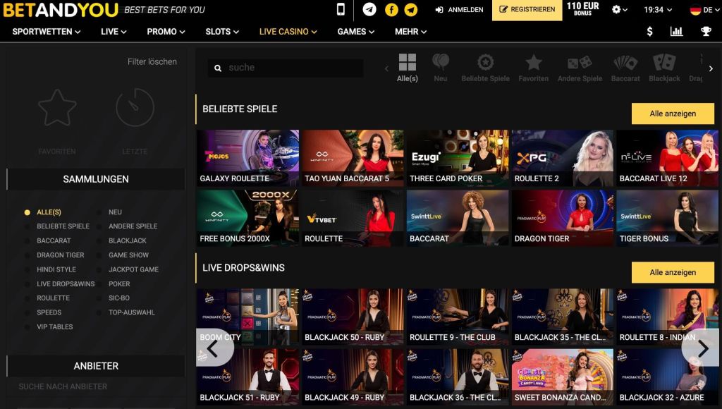 Betandyou Casino Betandyou Live Casino