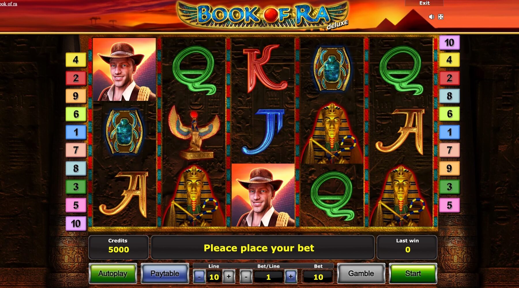 Book of Ra Deluxe slot