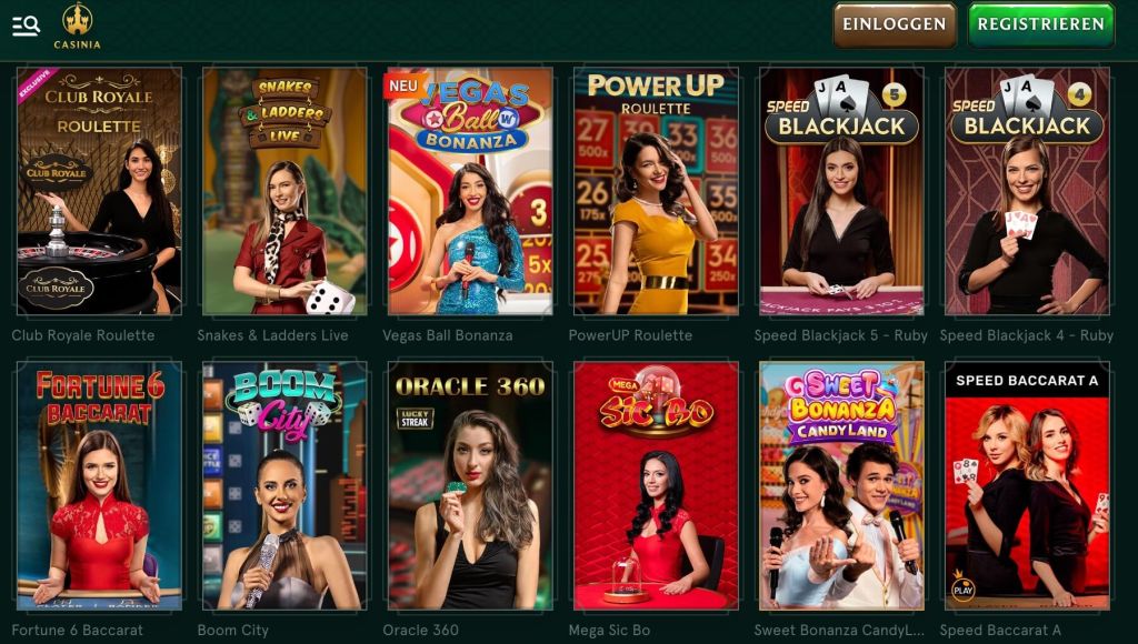 Casinia Live Casino Casinia Live Casino