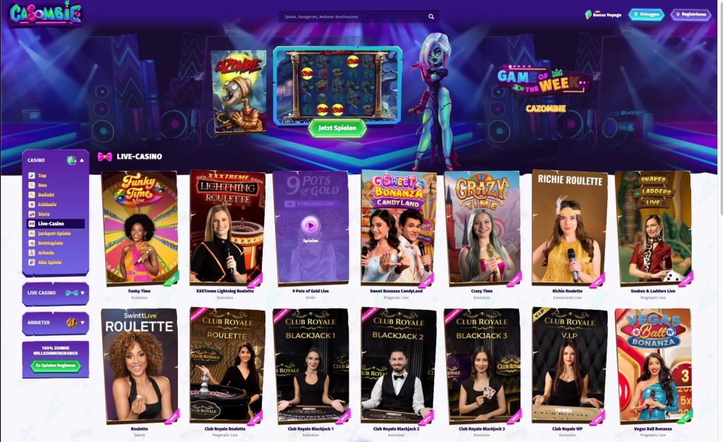Casombie Live Casino Casombie Live Casino
