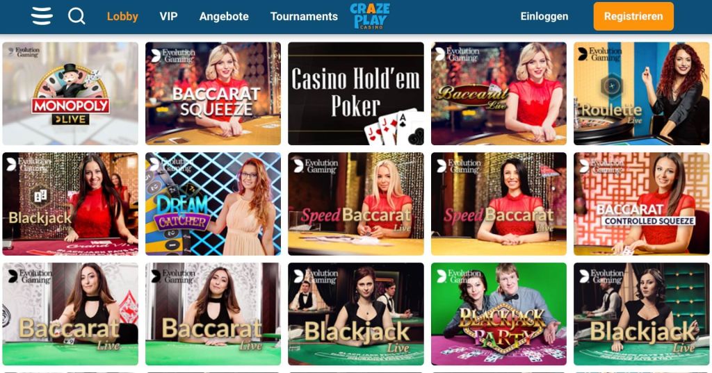 Crazeplay Live Casino Crazeplay Live Casino