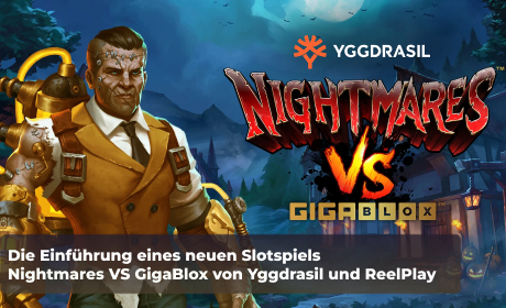 Die Einführung eines neuen Slotspiels Nightmares VS GigaBlox von Yggdrasil und ReelPlay