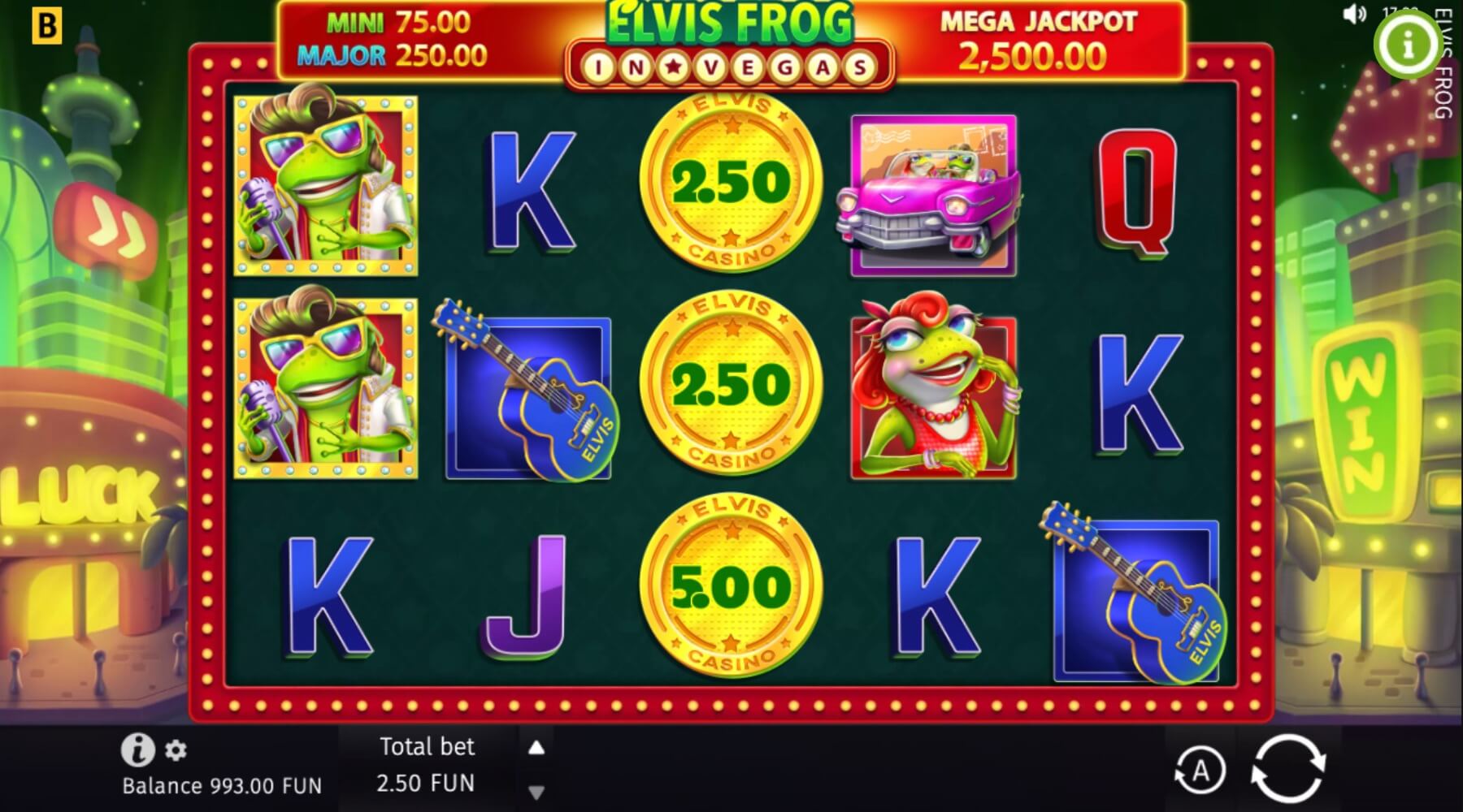 Elvis Frog Elvis Frog slot