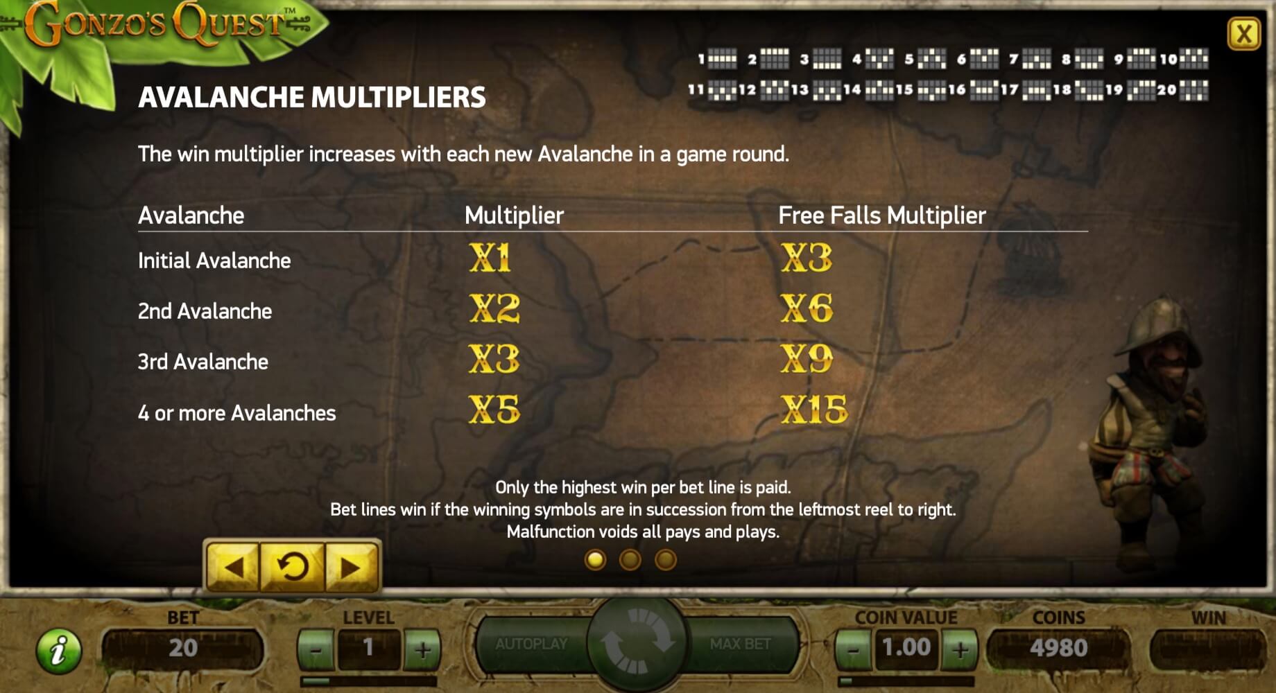 Gonzos Quest slot Gonzos Quest Multiplier