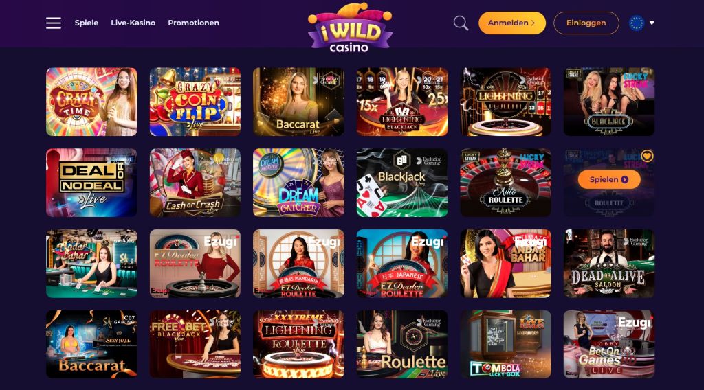 IWildCasino Live Casino