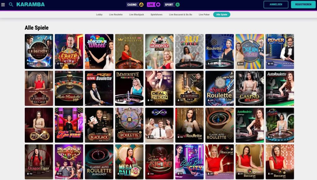 Karamba Live Casino Karamba Live Casino
