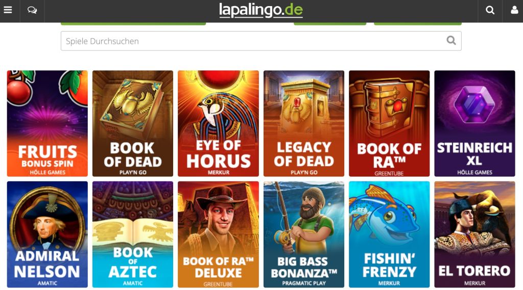 Lapalingo Casino Spiele Lapalingo Casino Spiele