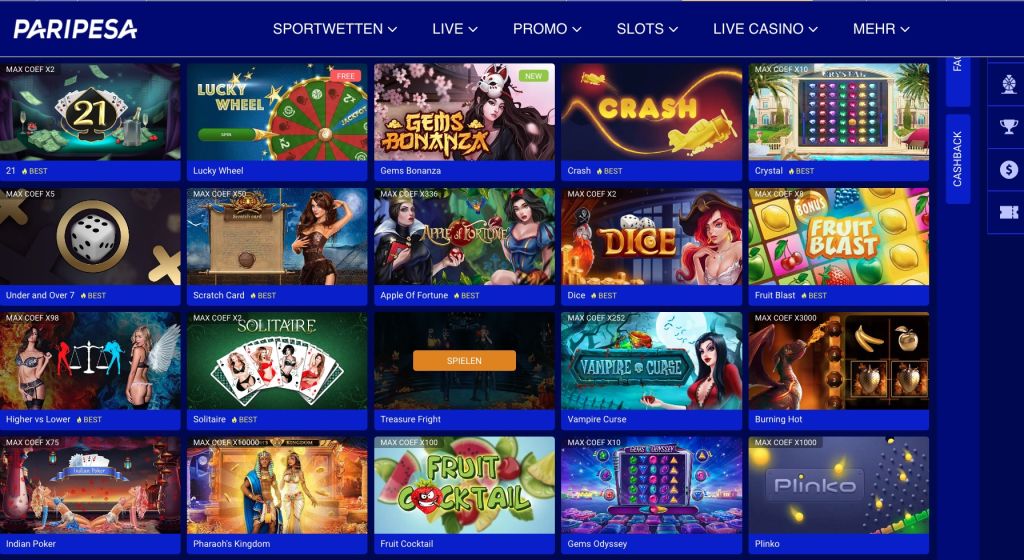 PariPesa Live Casino PariPesa Live Casino
