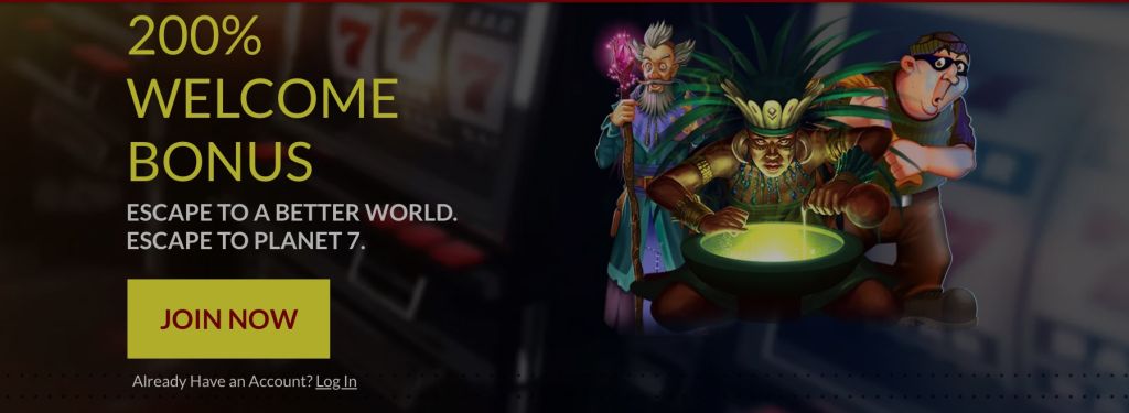 Planet 7 Casino Willkommensbonus