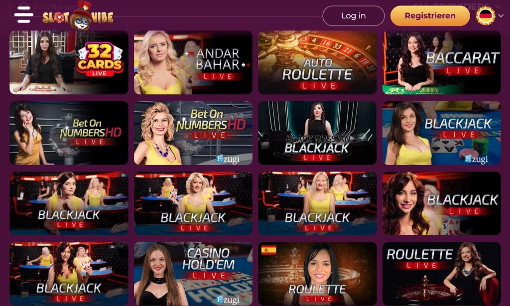 SlotVibe Live Casino