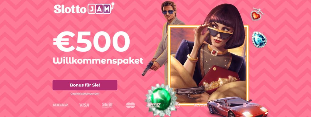 Willkommenbonus SlottoJam Casino Willkommenbonus