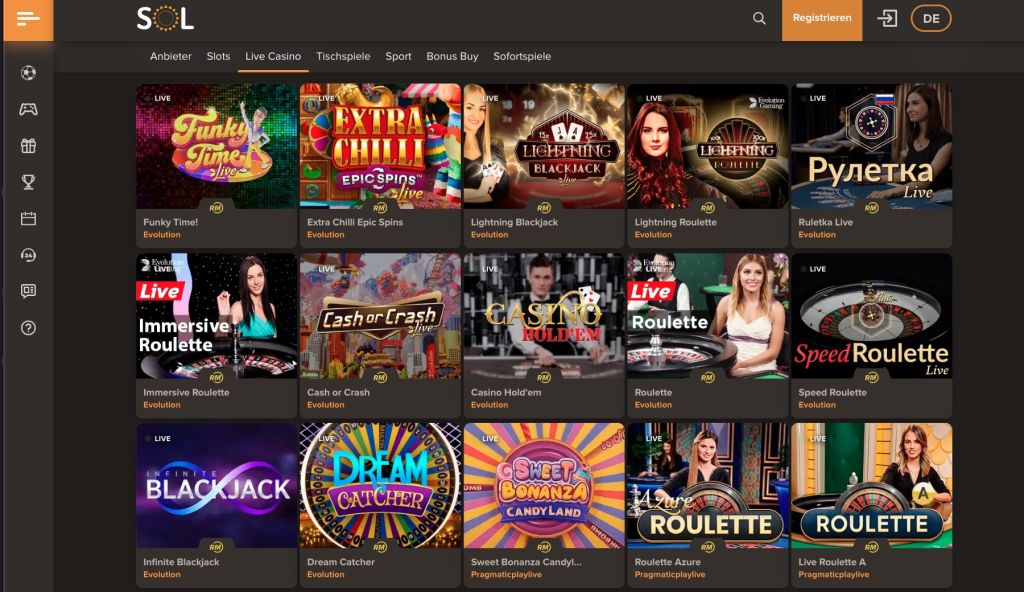 Sol Live Casino