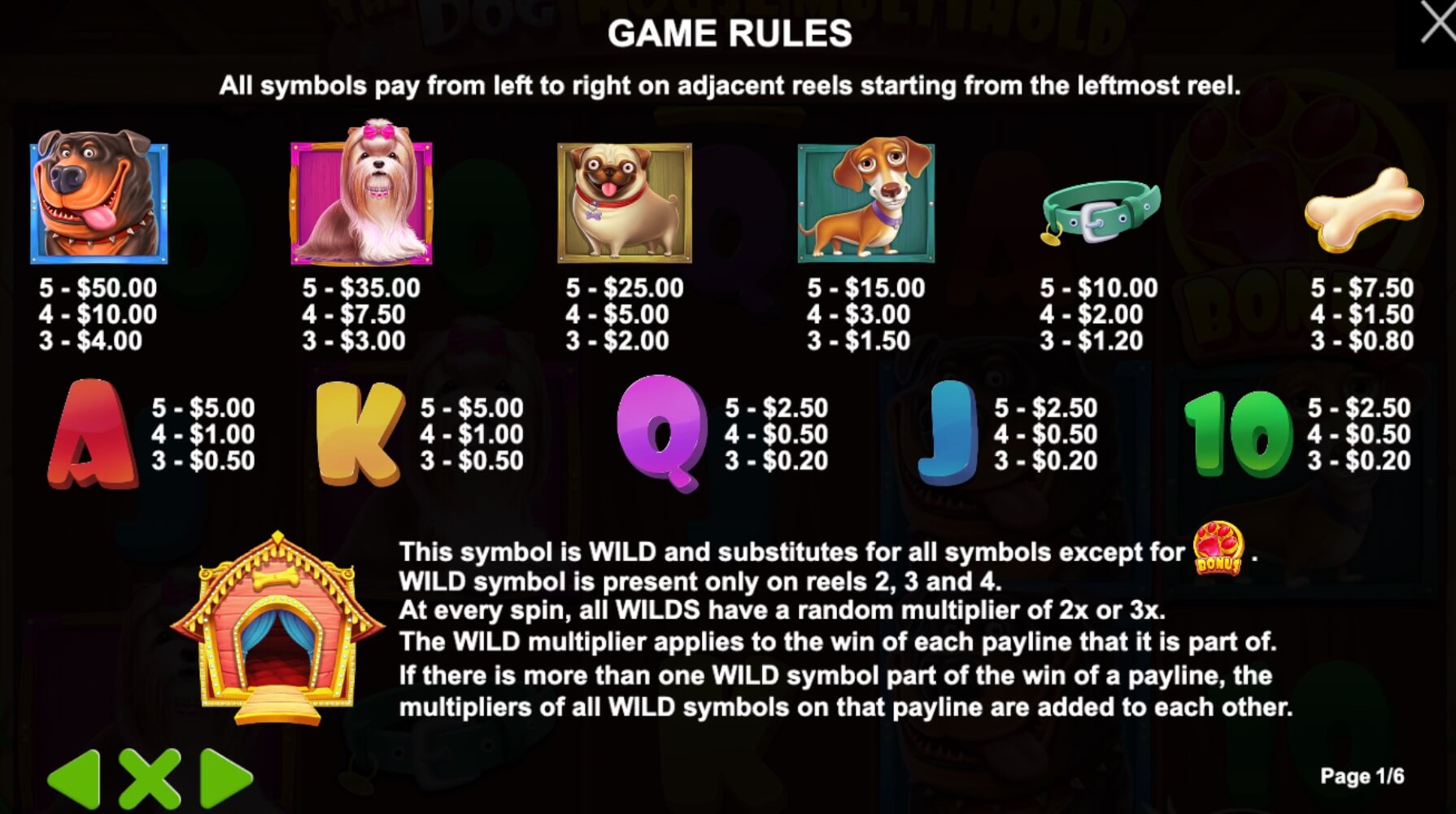 The Dog House Multihold slot The Dog House Multihold Symbols