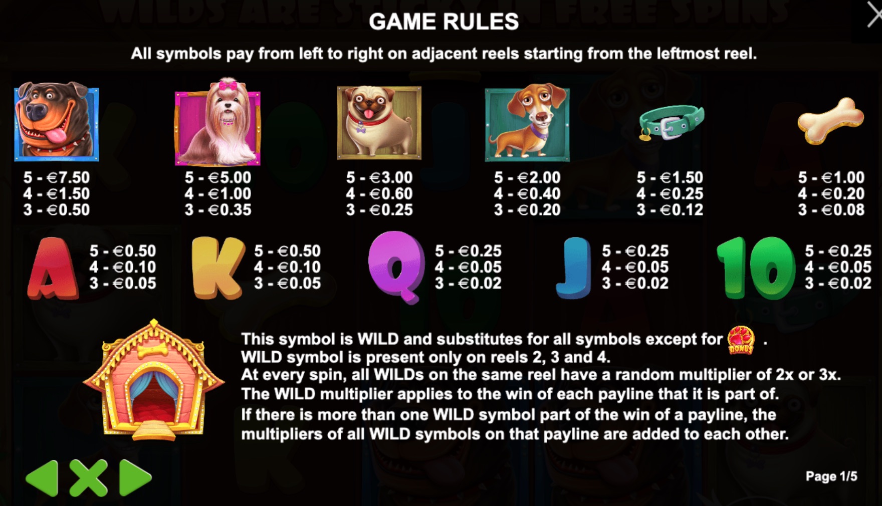 The Dog House slot The Dog House Symbols