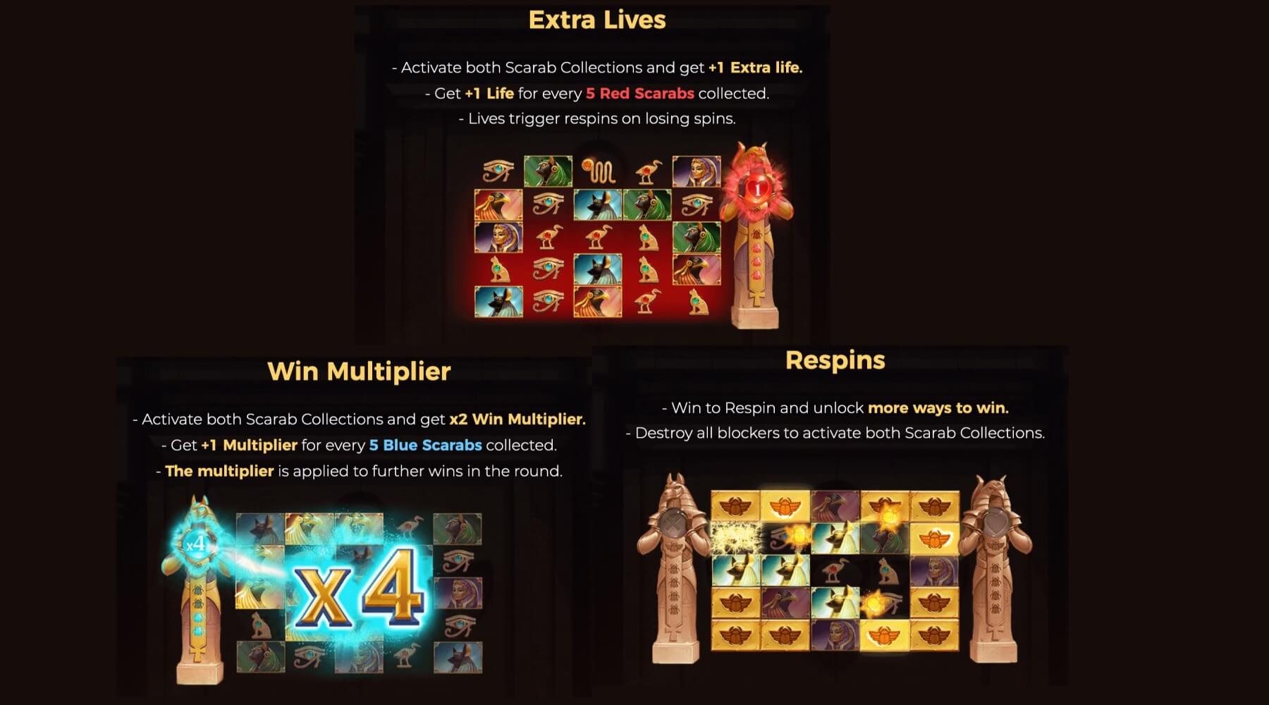 Valley of Gods slot Valley of Gods Bonuses