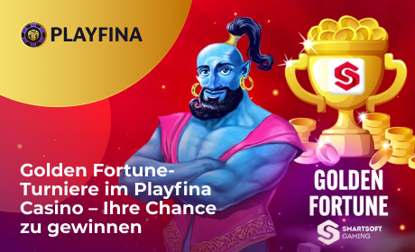 Golden Fortune-Turniere im Playfina Casino – Ihre Chance zu gewinnen