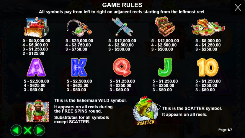 Big Bass Christmas Bash Symboles