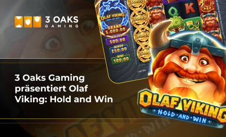 3 Oaks Gaming präsentiert Olaf Viking: Hold and Win