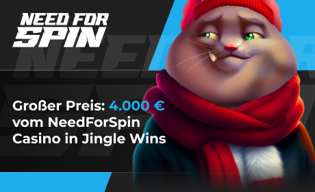 Großer Preis: 4.000 € vom NeedForSpin Casino in Jingle Wins