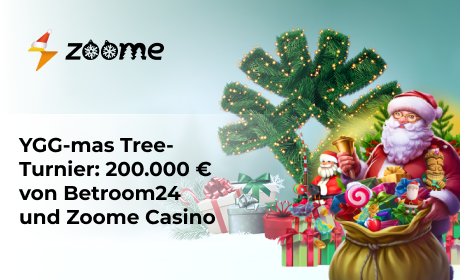 YGG-mas Tree-Turnier: 200.000 € von Betroom24 und Zoome Casino
