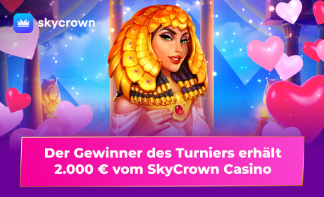 Der Gewinner des Turniers erhält 2.000 € vom SkyCrown Casino