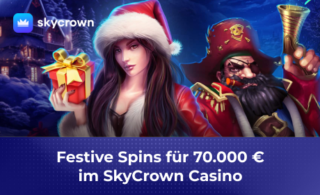 Festive Spins für 70.000 € im SkyCrown Casino