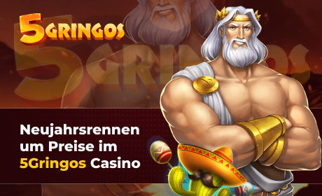 Neujahrsrennen um Preise im 5Gringos Casino